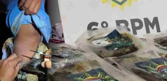 RPA Oeste! Mulheres são presas com 5,1 kg de haxixe colados ao corpo na BR 277