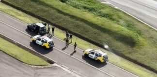 Suspeitos de roubo são presos após perseguição com apoio do helicóptero da PM em Cascavel