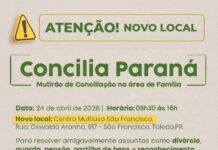 Toledo recebe Concilia Paraná nesta sexta-feira (24) em novo local