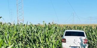 Veículo roubado é encontrado em área rural após assalto com dois baleados na BR-277