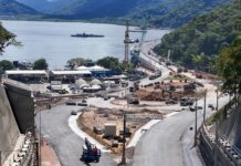 Mesmo com feriado, obras seguem a todo vapor na Ponte de Guaratuba