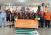 Toledo participa da abertura da 8ª Liga Cresol de Vôlei Gigante, em Mercedes