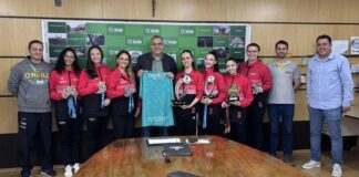 Agito apresenta conquistas e ações da ginástica rítmica em visita à Prefeitura de Toledo
