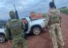 Carga de contrabando é abandonada em plantação de milho de Guaíra