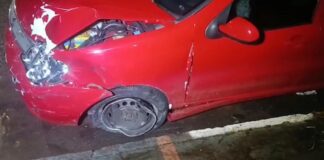 Carro usado para tráfico foge da polícia provoca colisão e termina com apreensão de cocaína em Toledo
