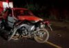 Colisão entre carro e moto deixa feridos na PR-317 em Santa Helena