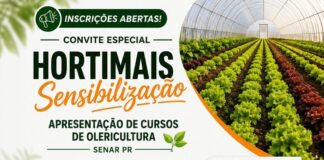 Cursos de olericultura serão apresentados no Sindicato Rural de Toledo