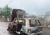 Fim de relacionamento termina com carro incendiado em frente a empresa em Palotina