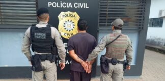Homem com mandado de prisão é detido pela PM no interior de Guaíra