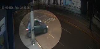 Marginais furtam veículo em frente a igreja de Toledo