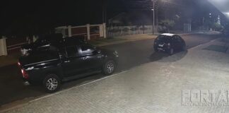 Marginais furtam caminhonete no Centro de Nova Santa Rosa