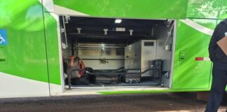 Mercadorias do Paraguai são apreendidas em ônibus durante fiscalização em Toledo
