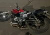 Motoboy fica ferida após colisão no centro de Marechal Rondon