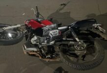 Motoboy fica ferida após colisão no centro de Marechal Rondon