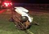 Mulher morre após acidente entre carro e carreta provocado pelo ex-companheiro em Tupãssi
