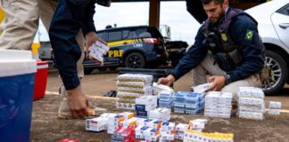 PRF prende 4 pessoas com 2 mil ampolas de tirzepatida contrabandeadas na BR-277 em Cascavel