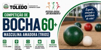 Prefeitura de Toledo promove Competição Masculina Amadora de Bocha 60+