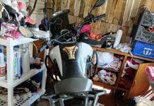 ROTAM recupera moto furtada com placa adulterada com fita adesiva em Toledo