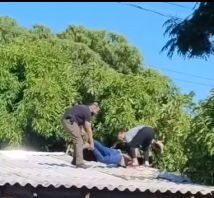 Suspeito é baleado e cai de telhado durante ação policial em Medianeira