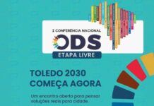Toledo recebe nesta sexta (15) a 1ª Conferência Nacional ODS – Etapa Livre