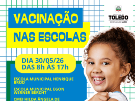 Vacinação nas Escolas chega em quatro instituições de ensino de Toledo