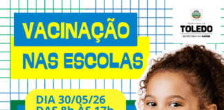 Vacinação nas Escolas chega em quatro instituições de ensino de Toledo
