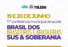 17ª Conferência Municipal da Saúde de Toledo começa nesta sexta (19)