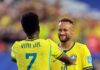 Brasil vence a Escócia com 2 gols de Vini Jr.
