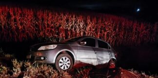 Acidente envolvendo caminhão e dois carros é registrado na PRC-467 em Marechal Rondon