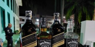 Em Cascavel, casal furta taxista e é detido após gastar quase todo o dinheiro com whisky