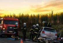 Colisão entre carro e caminhão mobiliza equipes de resgate na PR-239