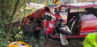 Colisão frontal na região termina com motociclista morto e motorista preso