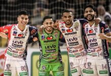 Duas viradas e oito gols: Cascavel Futsal e São Miguel empatam em jogo eletrizante pela Série Ouro