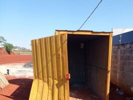 Ferramentas são furtadas de obra após contêiner ser arrombado em Toledo