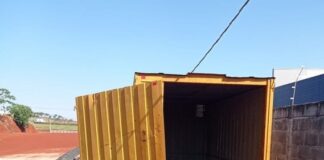 Ferramentas são furtadas de obra após contêiner ser arrombado em Toledo
