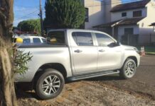 Furto de Hilux em Maripá termina com elementos presos