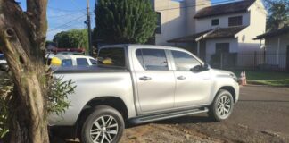 Furto de Hilux em Maripá termina com elementos presos