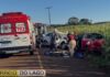 Grave colisão deixa quatro feridos no interior de Santa Helena