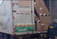 Homem com caminhão carregado com 250 mil maços de cigarros é preso em Guaíra