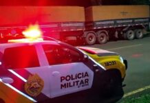 Homem é detido e carreta Bitrem apreendida na região após furto de carga de soja