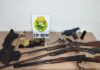 Polícia apreende cinco armas e mais de 130 munições durante ocorrência de violência doméstica