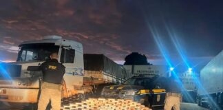 Homem usa caminhão-tanque para transportar drogas e preso pela polícia na região