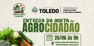 Horta Agrocidadão terá entrega oficial nesta sexta-feira (26) em Toledo