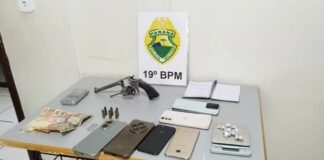 Mandado de busca termina com apreensão de arma, drogas e objetos suspeitos em Toledo