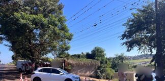 Motociclista fica ferido após colisão lateral na PR-317 em Toledo
