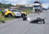 Motociclista morre em grave acidente na região na marginal da BR-277