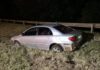 Motorista abandona veículo após acidente com Corolla na PRc-467 em Cascavel