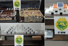 Operação Faro apreende cigarros e 35 celulares estrangeiros em ações contra descaminho no Oeste do Paraná