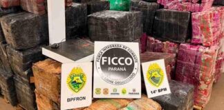 Operação integrada na região apreende quase 2 toneladas de maconha e armas em oficina