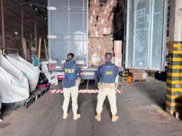 PF recupera no Paraguai caminhão roubado no Brasil